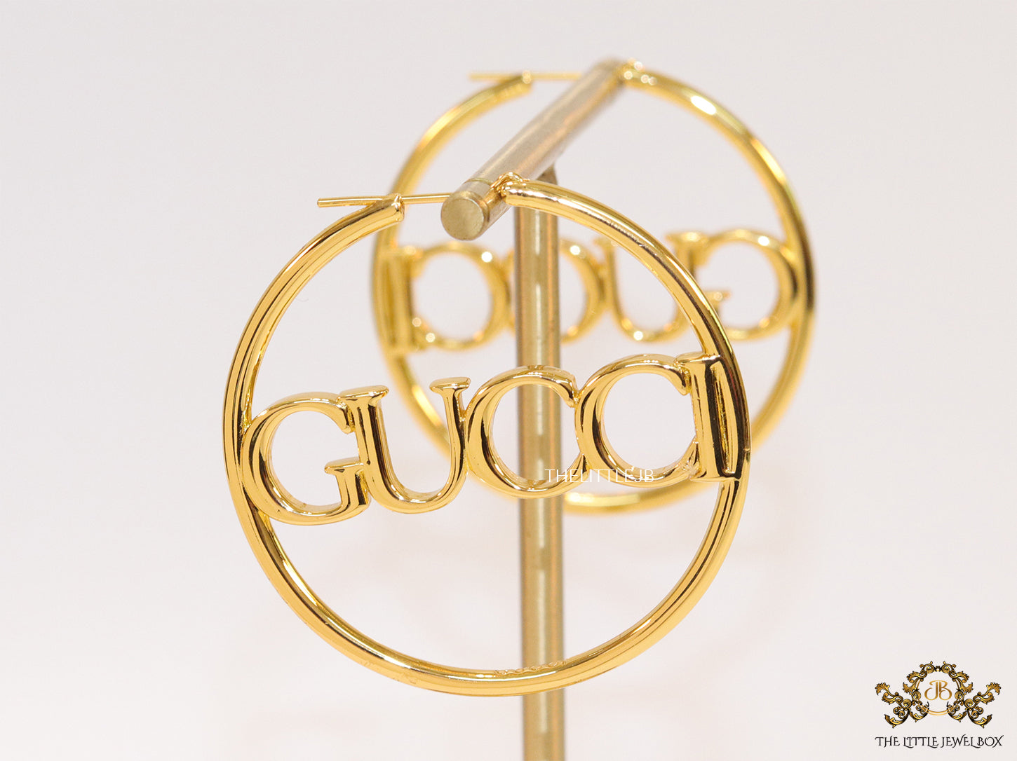 Large golden alphabet  hoops