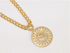 Medusa coin pentant
