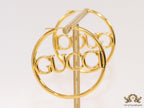 Large golden alphabet  hoops