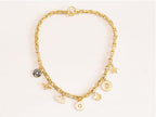 Alphabet CD charms necklace