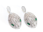 Platinum snake head drops