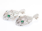 Platinum snake head drops
