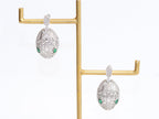 Platinum snake head drops