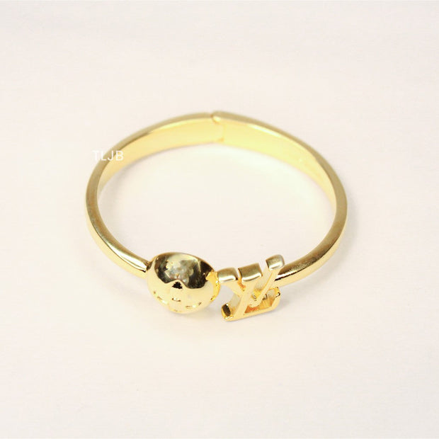 Alphabet LV bangle bracelet