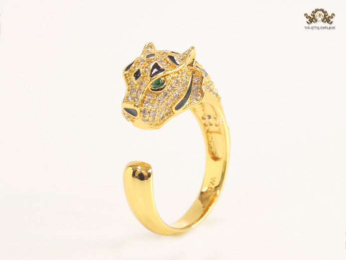 Panther Ring - gold plated