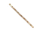 Rose gold love tennis bracelet