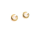 Double G arc Stud Gold earrings
