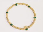 Lion face link chain