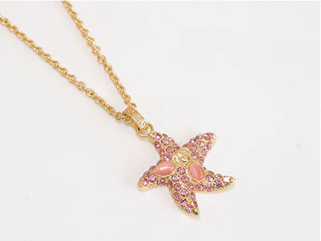 Pink star neck chain