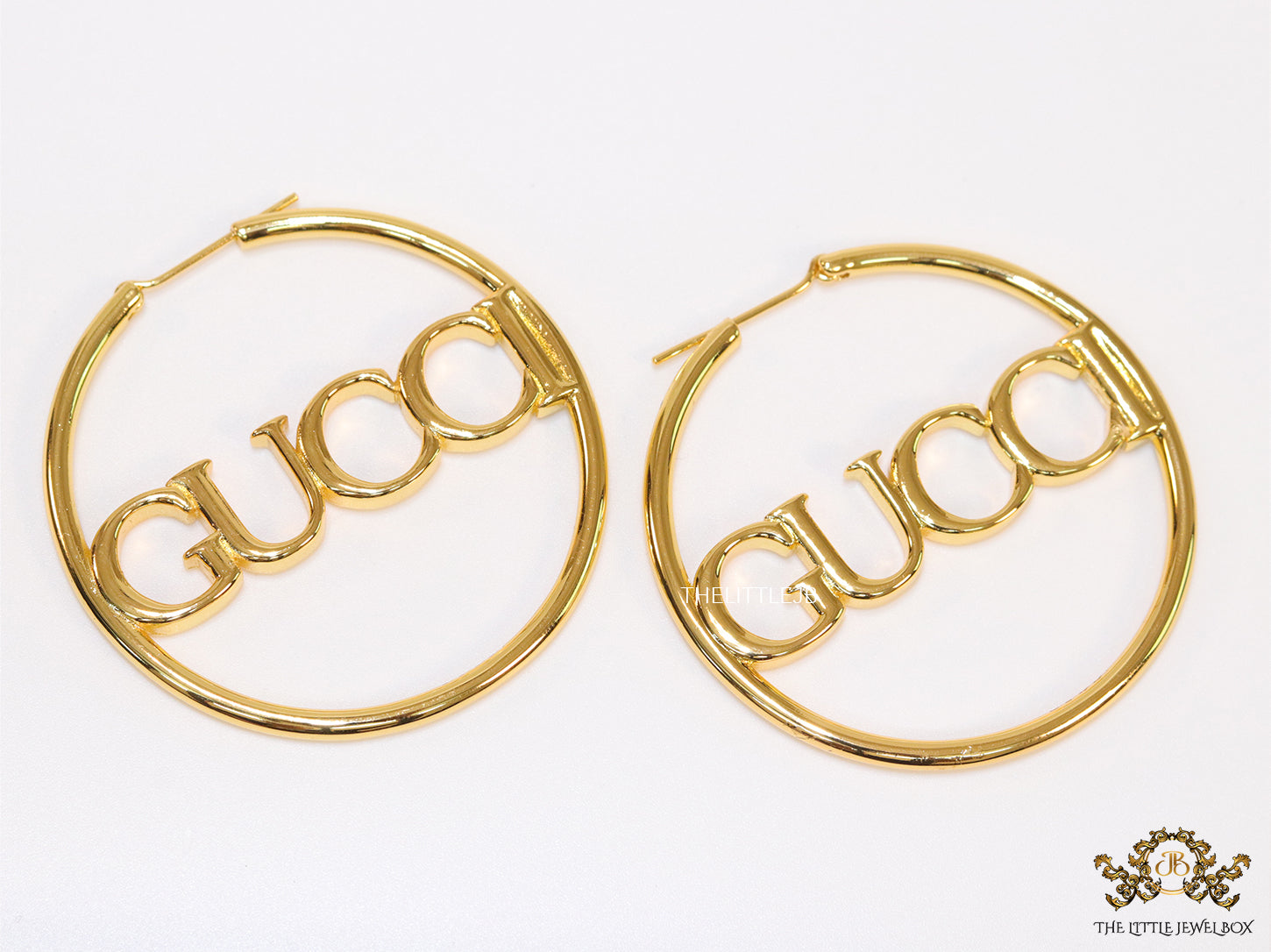 Large golden alphabet  hoops