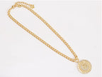 Medusa coin pentant