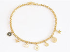 Alphabet CD charms necklace
