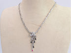 Cz platinum panther sleek chain