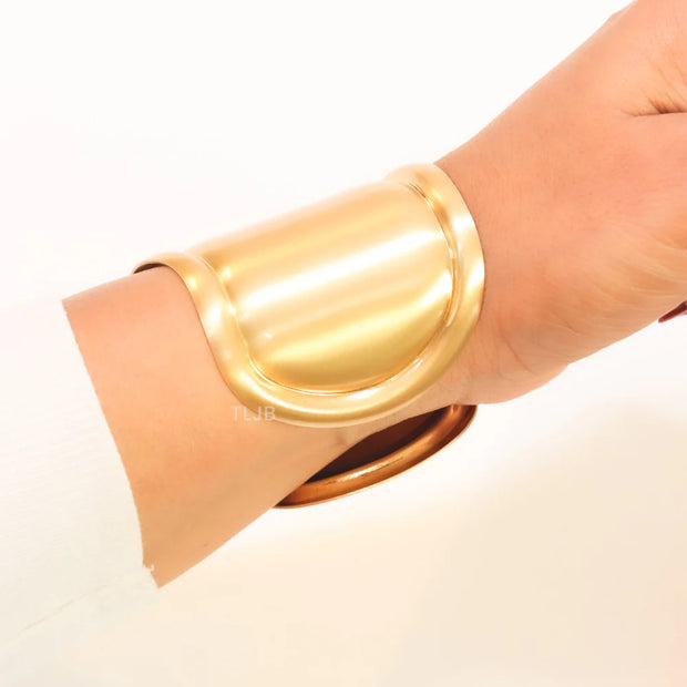 Alphabet Tiff & Co. Matte Gold cuff