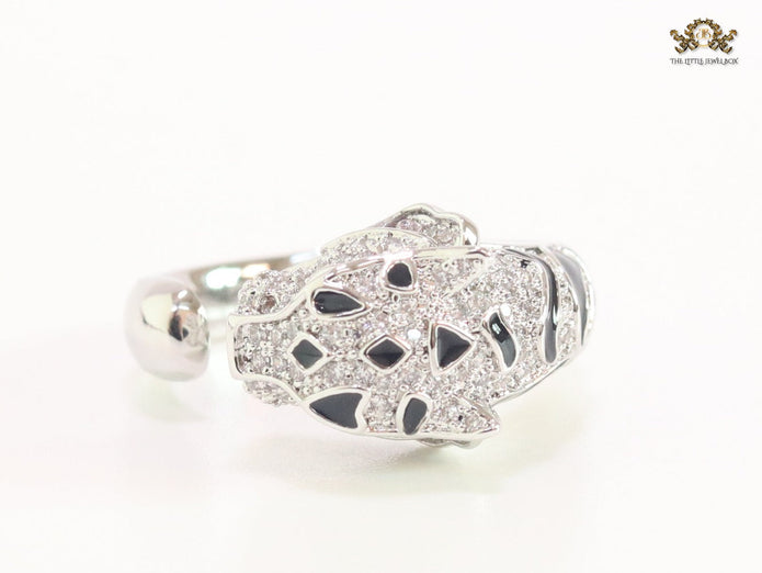 Panther Ring in Silver