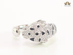 Panther Ring in Silver