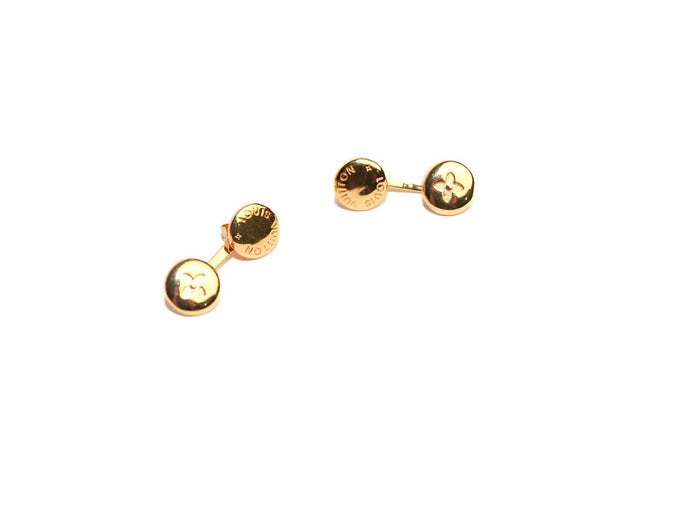 Alphabet L&V Golden Orbit Studs