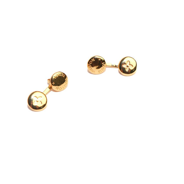 Alphabet L&V Golden Orbit Studs