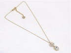 Rustic Double G white drop pendant