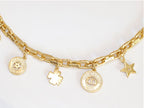 Alphabet CD charms necklace