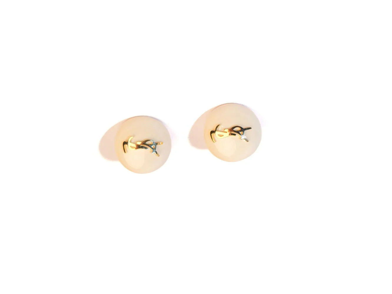 Alphabet Y&S&L White Studs
