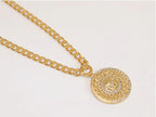 Medusa coin pentant