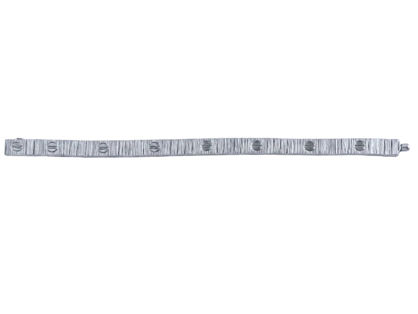 Platinum love tennis bracelet