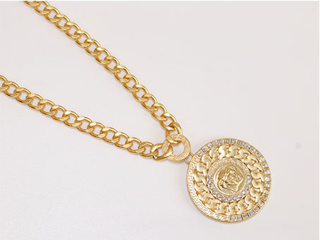 Medusa coin pentant