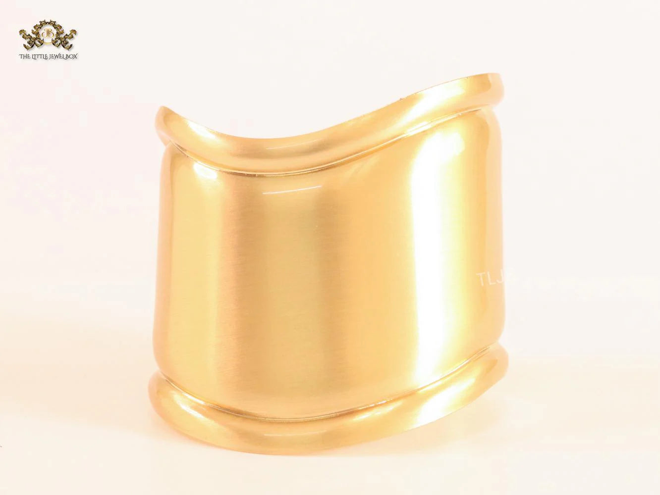 Alphabet Tiff & Co. Matte Gold cuff