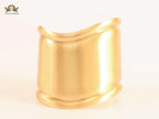 Alphabet Tiff & Co. Matte Gold cuff