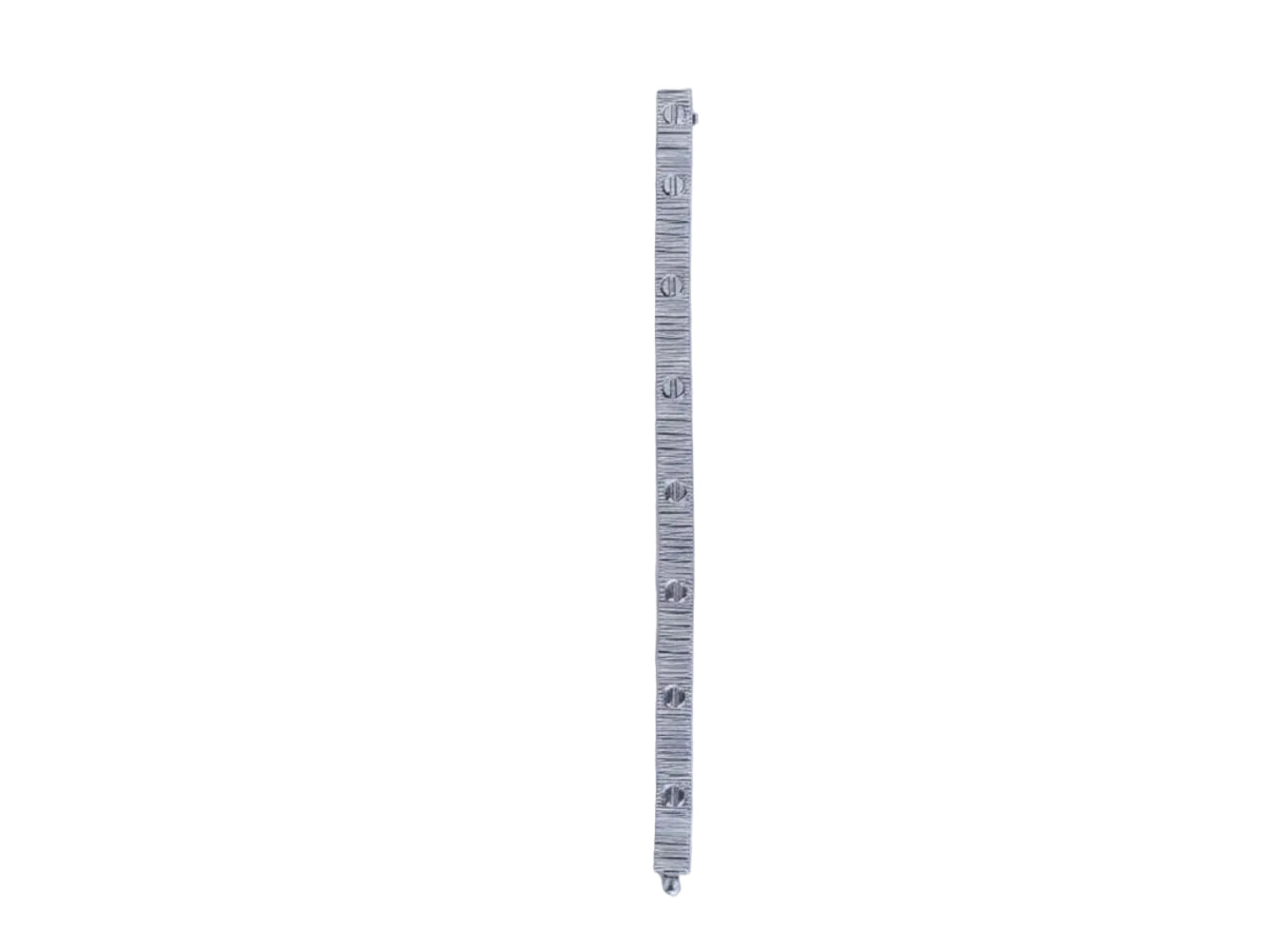 Platinum love tennis bracelet