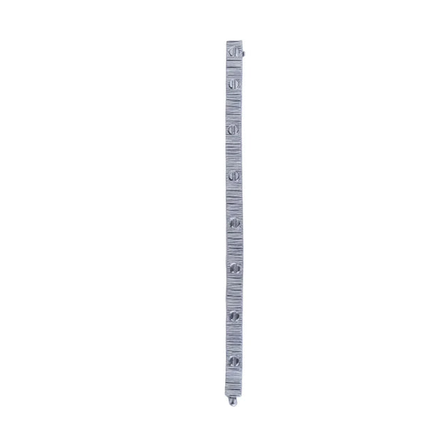 Platinum love tennis bracelet