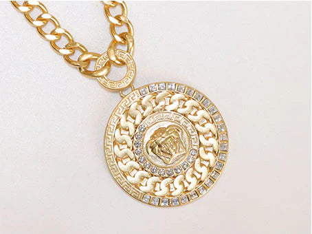 Medusa coin pentant