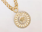 Medusa coin pentant