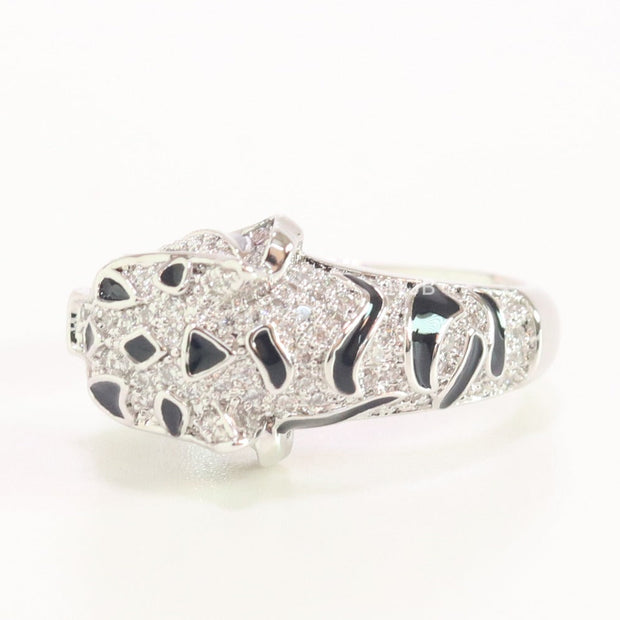 Panther Ring in Silver