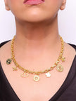 Alphabet CD charms necklace