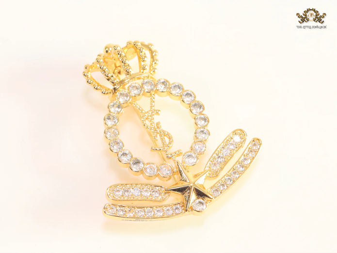 Alphabet Y, S & L Brooch