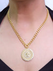 Medusa coin pentant