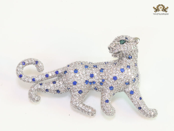 Panther Diamond Studded Brooch