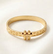Double C Openable Gold Bracelet