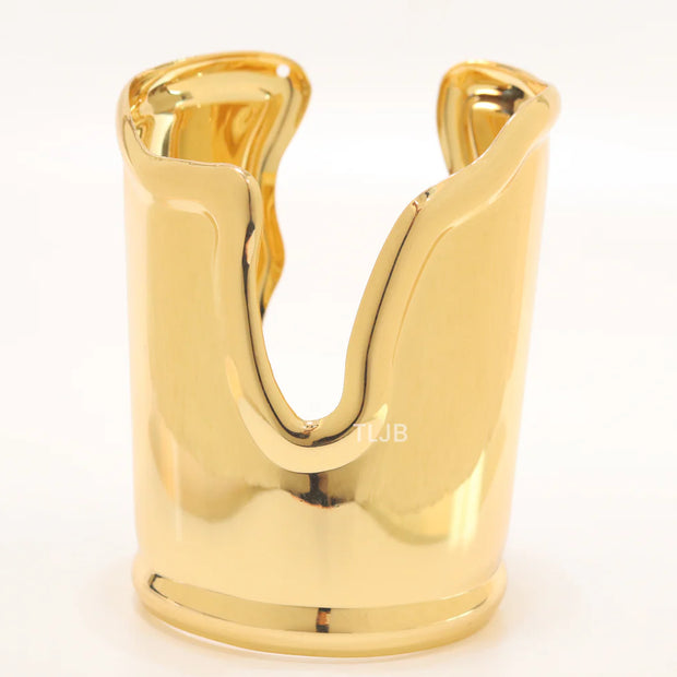 Gold Cuff Bracelet T & Co