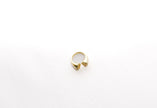 Cushion Double Top Adjustable Ring