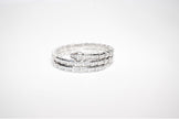 Silver CZ Serpent Tennis Bracelet