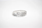 Silver CZ Serpent Tennis Bracelet