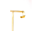 Gold Alphabet DG Hoop Earrings