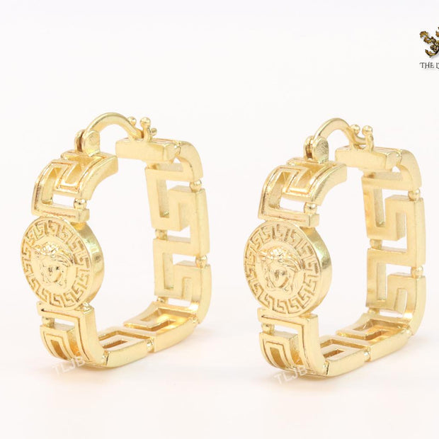 Medusa square hoops 25 mm