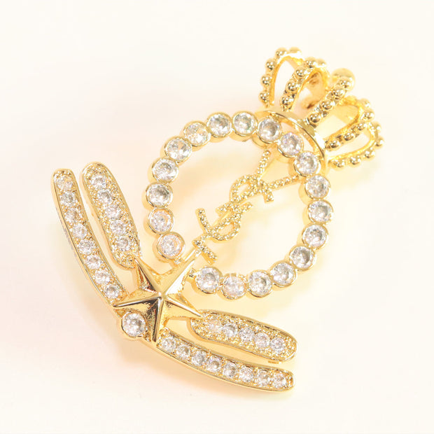 Alphabet Y, S & L Brooch