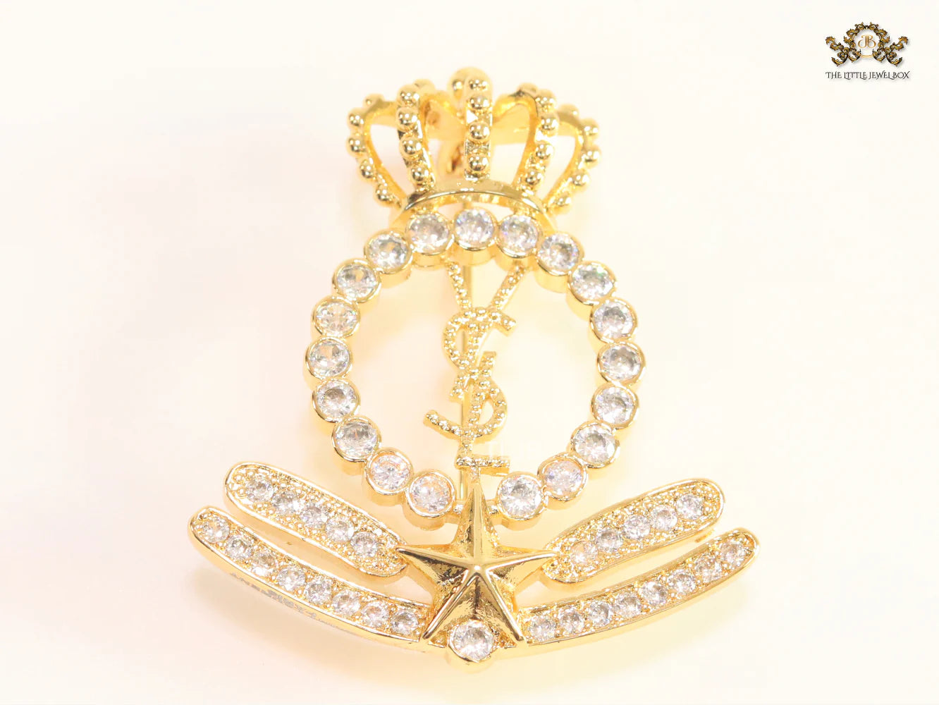 Alphabet Y, S & L Brooch