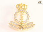 Alphabet Y, S & L Brooch