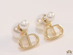Pearl bombers with shiny gold C and D alphabet drops